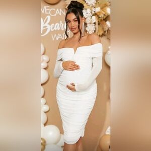 MATERNITY White Dress, BRAND NEW!!!